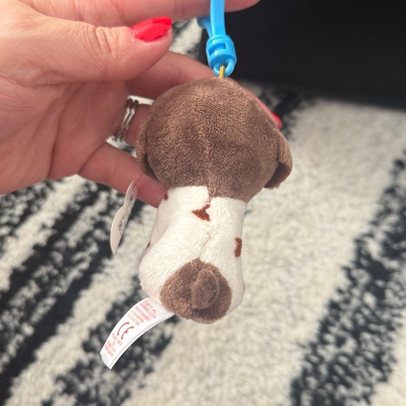 TY Beanie Boos Muddles dog key clip. NWT - Picture 3 of 3